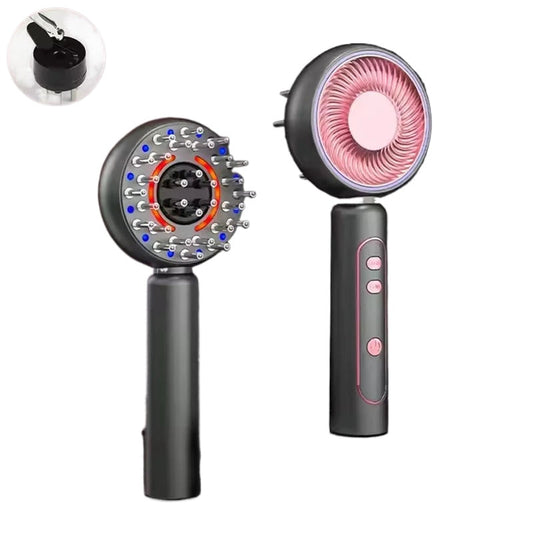 Electric Massage Hair Comb Red Light Vibration Head Massager Brushes