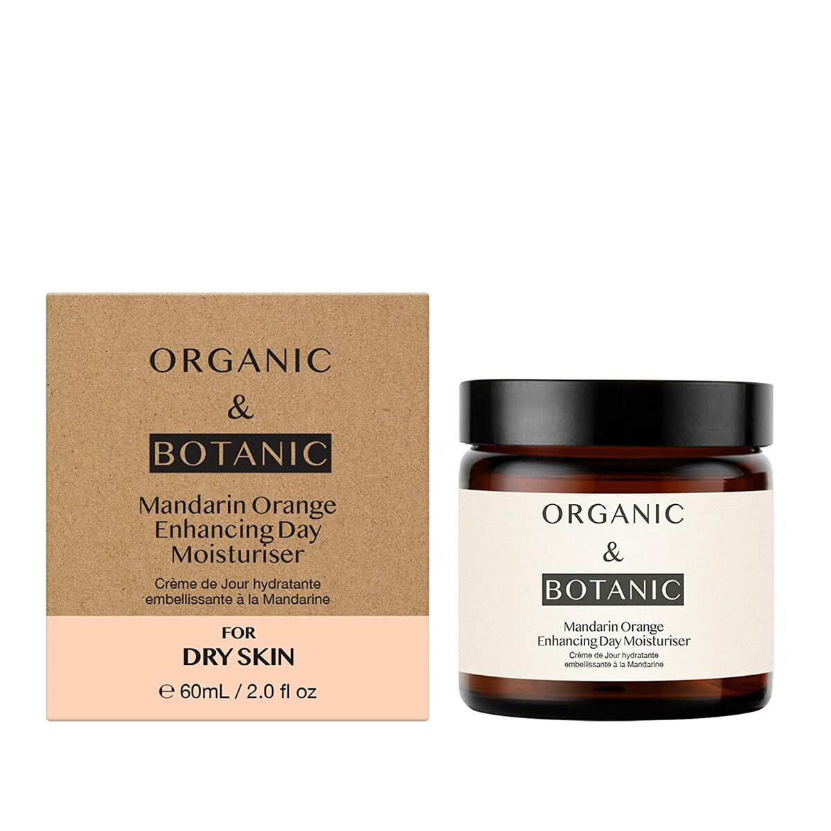 Organic&Botanic-Facial Cream - Mandarin Orange Moisturizing - 60 ml