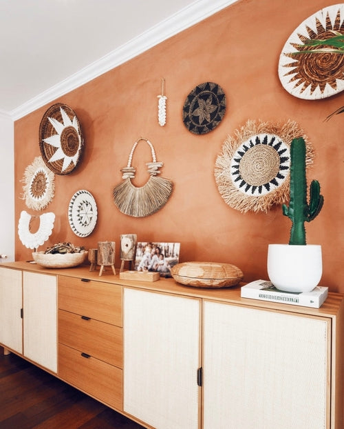 Wandteller Lombok Schwarz – Handgefertigte Wanddekoration 10