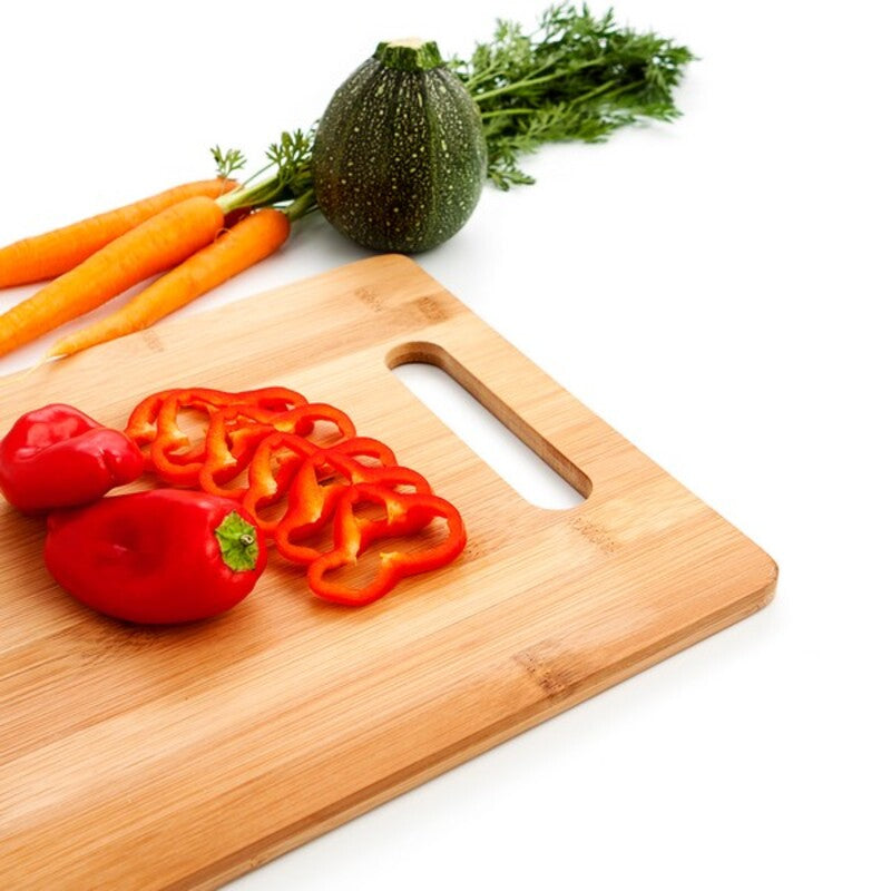 Schneidebrett Bambus - Braun Holz Natur 23