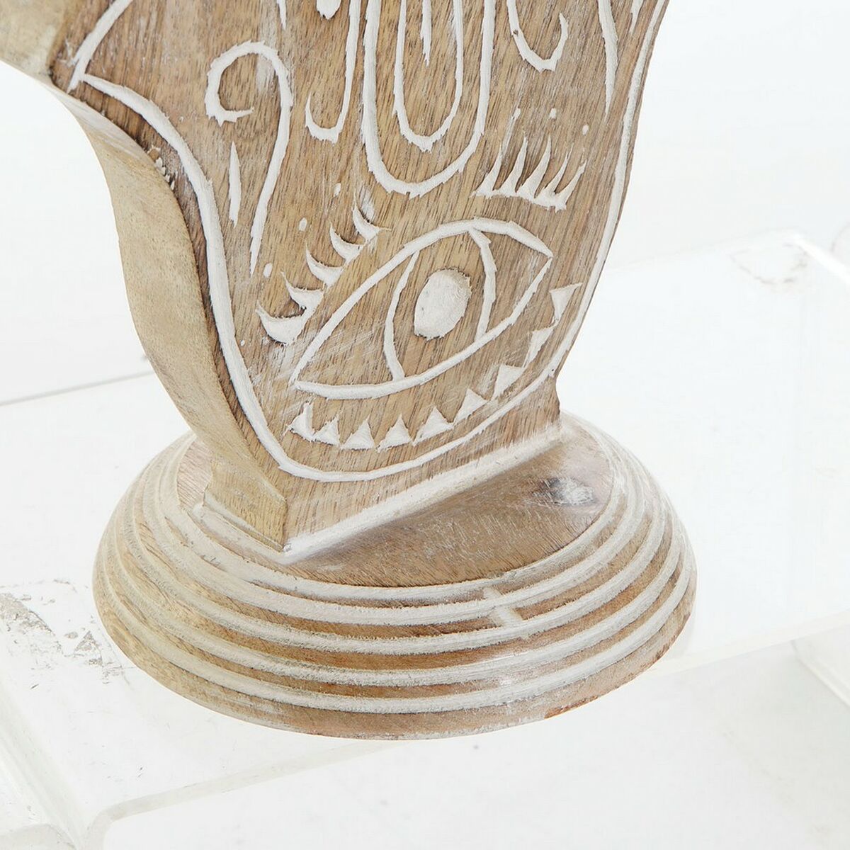 Kerzenhalter Mangoholz - Deko Natur 3