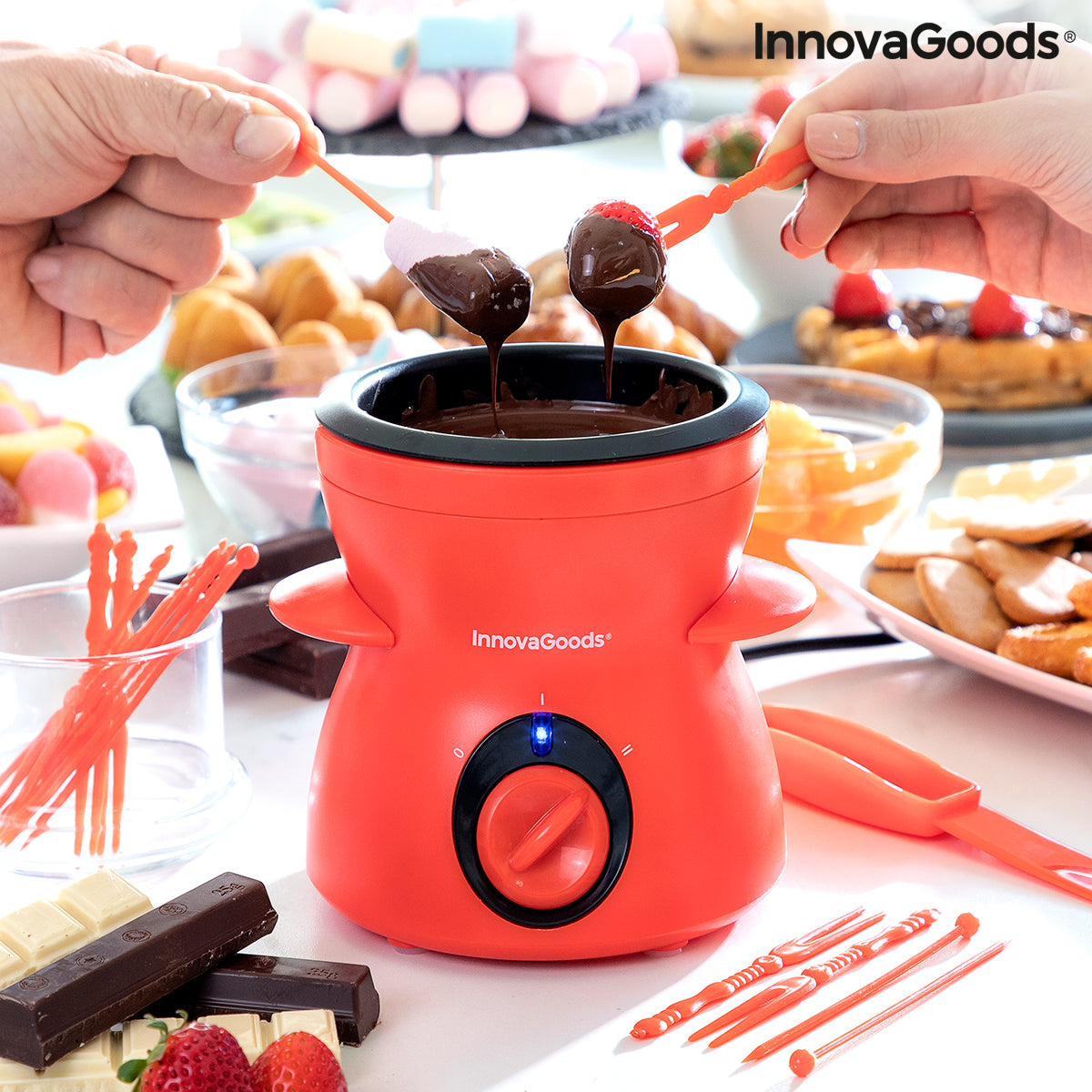 Schokoladen-Fondue mit Zubehör Fonlat InnovaGoods 3