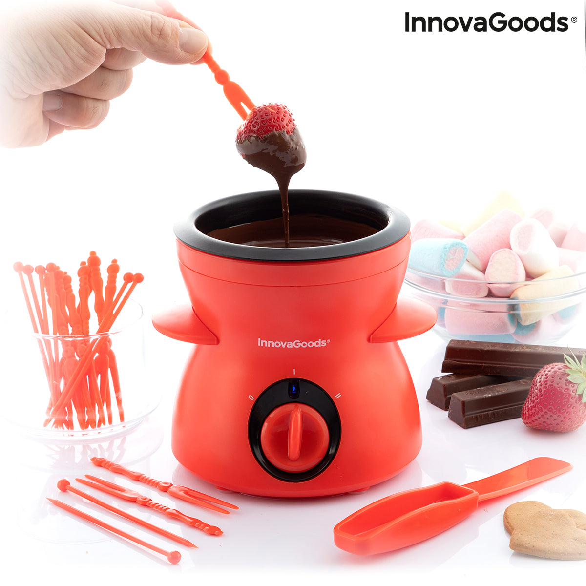 Schokoladen-Fondue mit Zubehör Fonlat InnovaGoods 20