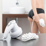 Anti-Cellulite Massager 5in1 mit Vibration und 4 Aufsätzen