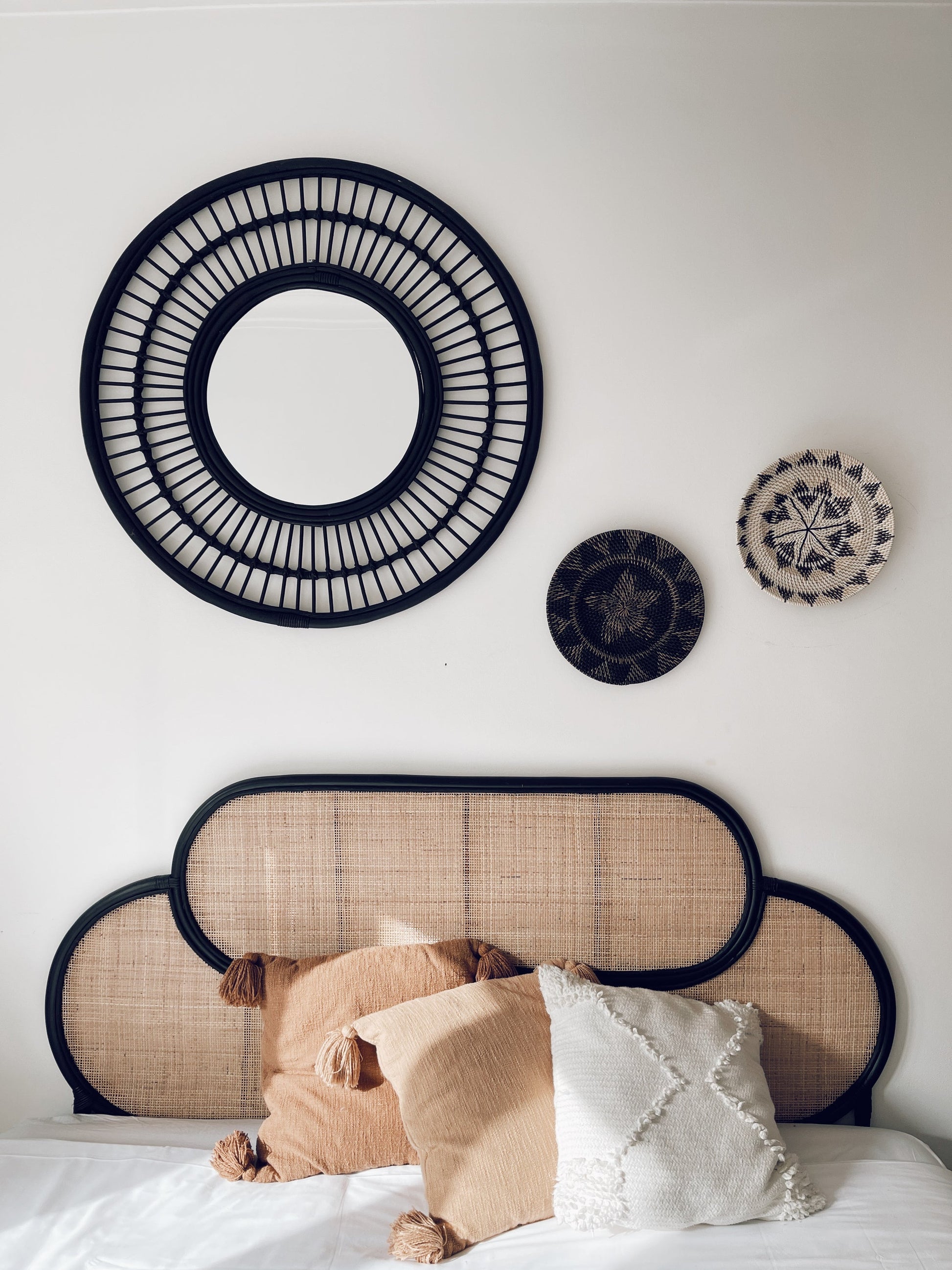 Wandteller Lombok Schwarz – Handgefertigte Wanddekoration 3