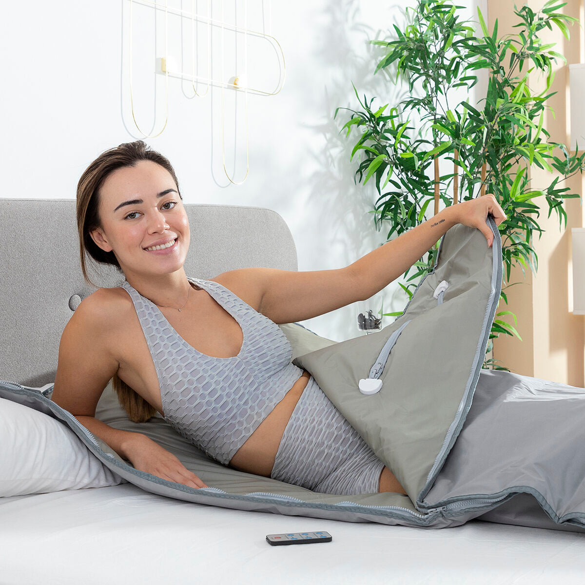Infrarot Sauna-Decke beheizt - Ferninfrarot Wellness Decke für Entspannung zu Hause