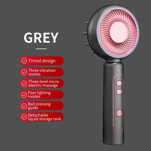 Electric Massage Hair Comb Red Light Vibration Head Massager Brushes