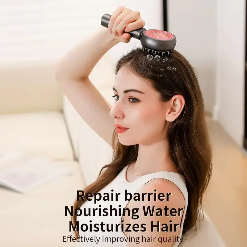 Electric Massage Hair Comb Red Light Vibration Head Massager Brushes