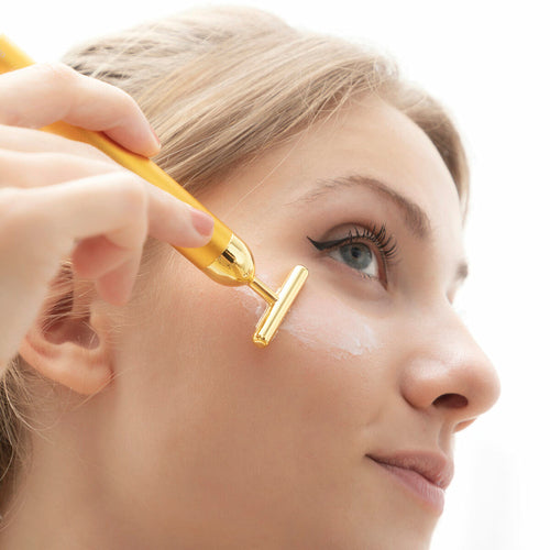 Gesichts Massager Hochfrequenz 6000 - Anti-Aging Gold 4