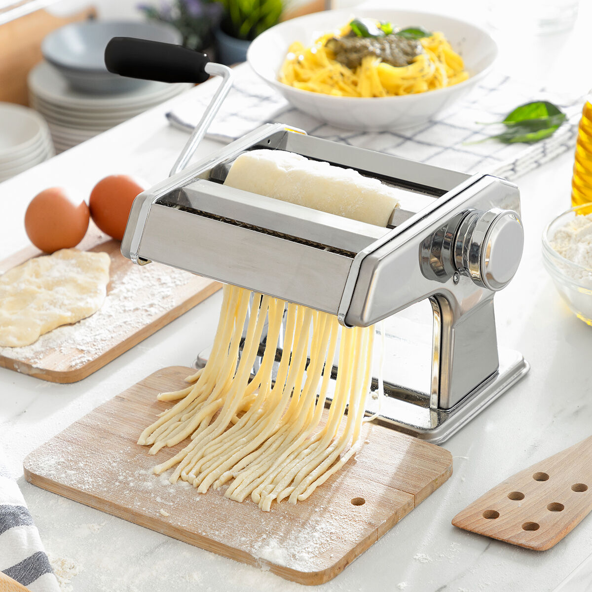 Nudelmaschine für Frische Pasta - Mit Rezepten Frashta InnovaGoods 12