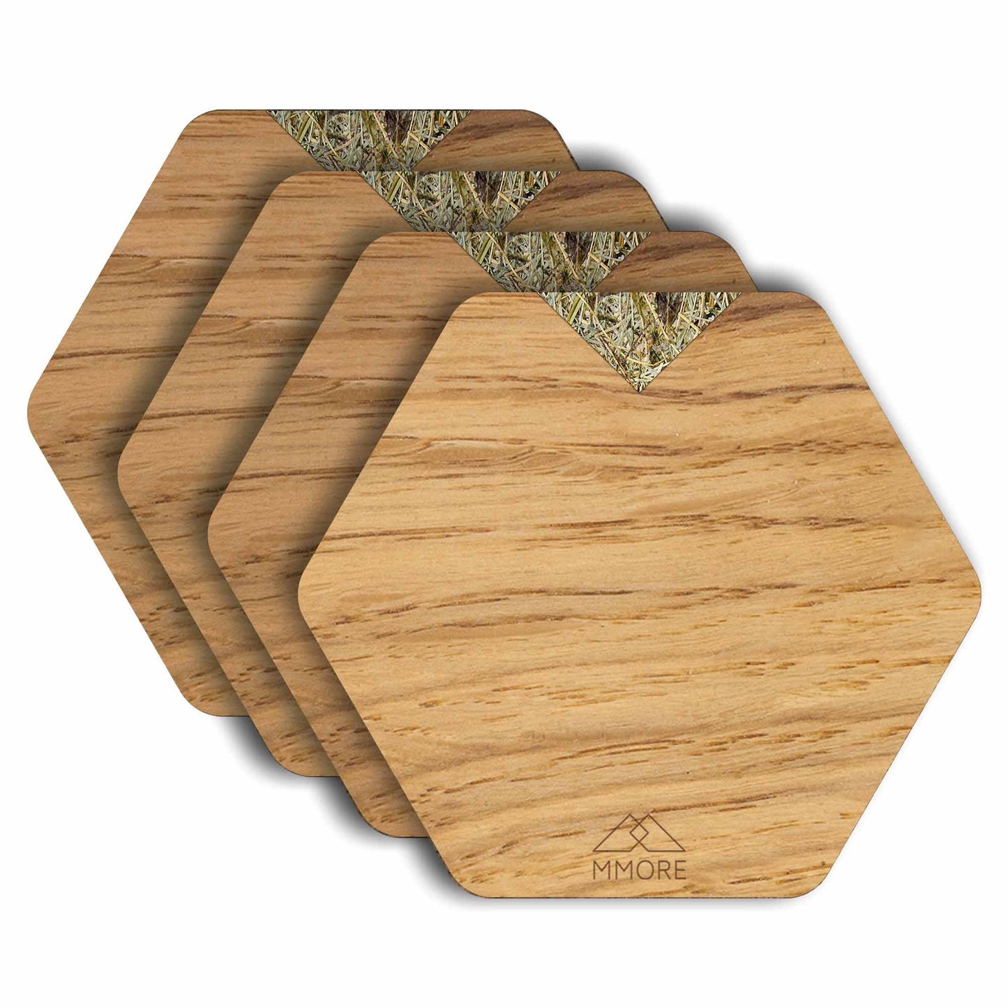 Wooden Coasters - Oak / Set of 4 coasters 1
