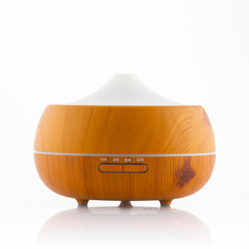 Aroma Diffusor 300ml - Luftbefeuchter mit LED Holzoptik 1