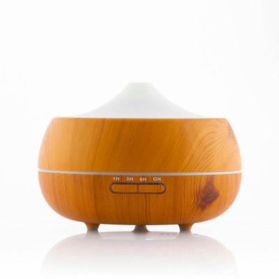Aroma Diffusor 300ml mit LED – Holzoptik & Timer