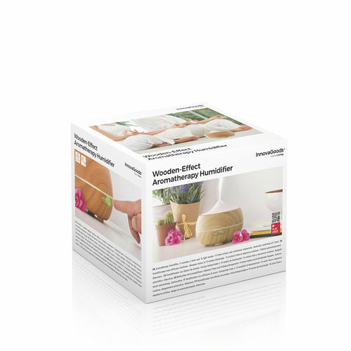 Aroma Diffusor 300ml - Luftbefeuchter mit LED Holzoptik 6