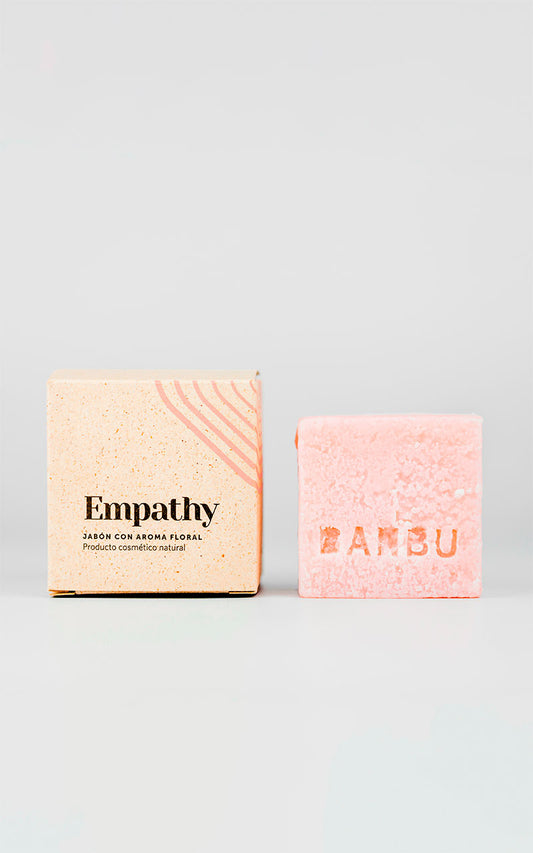 BAMBU - Festes Duschgel Empathy 100g - Blumiger Rosenduft Vegan 1