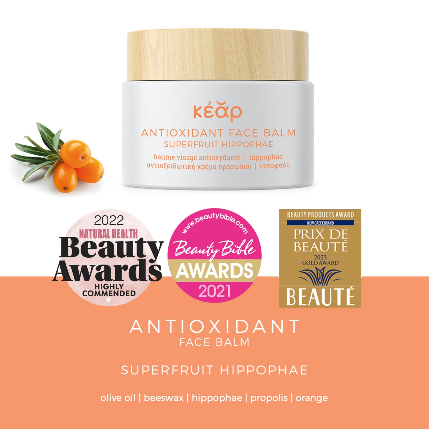 Kear - AntiOxidant Face Balm - Natürlicher Schutz für zeitlose Schönheit 5