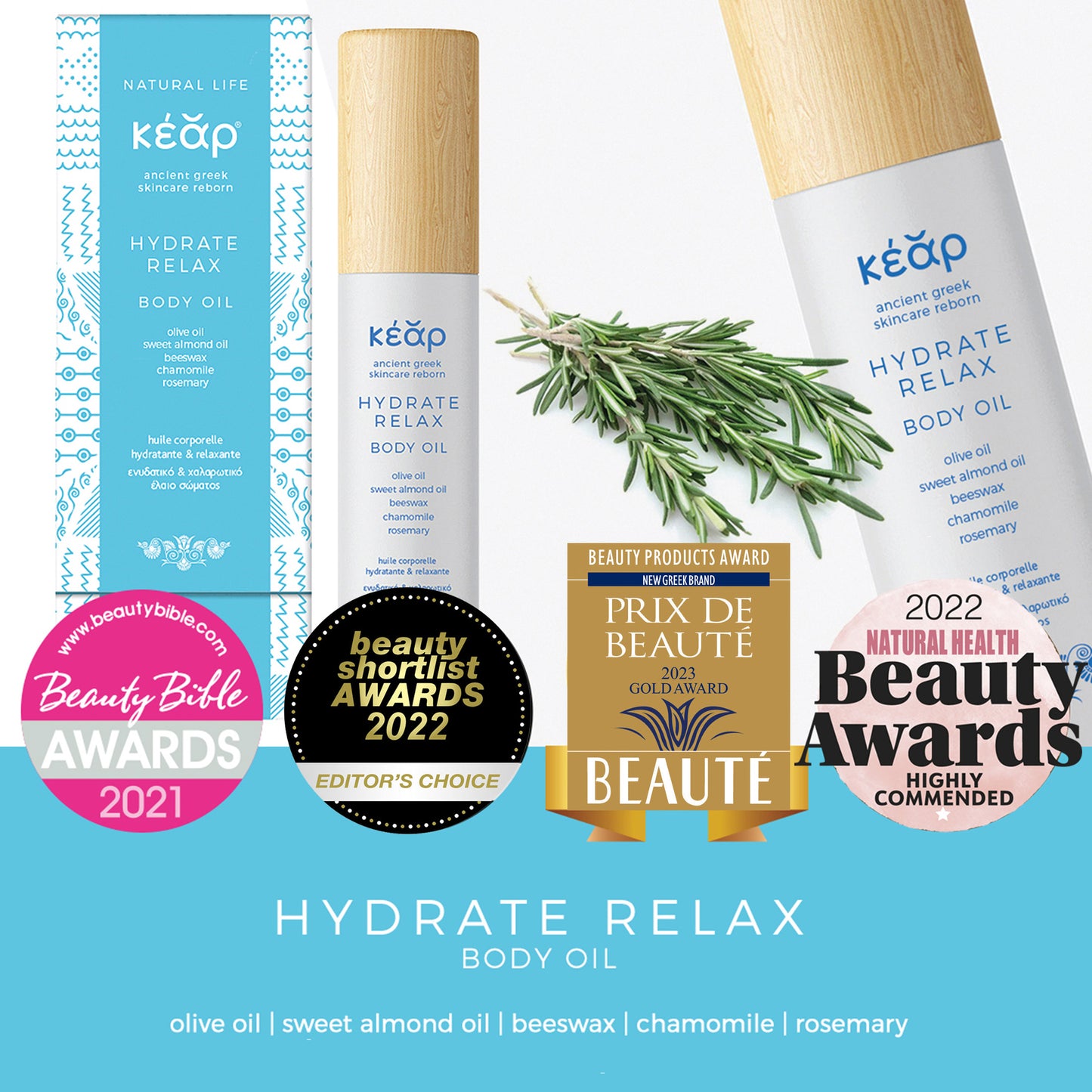 Kear - Hydrate & Chill –  Körperöl (50 ml) 5