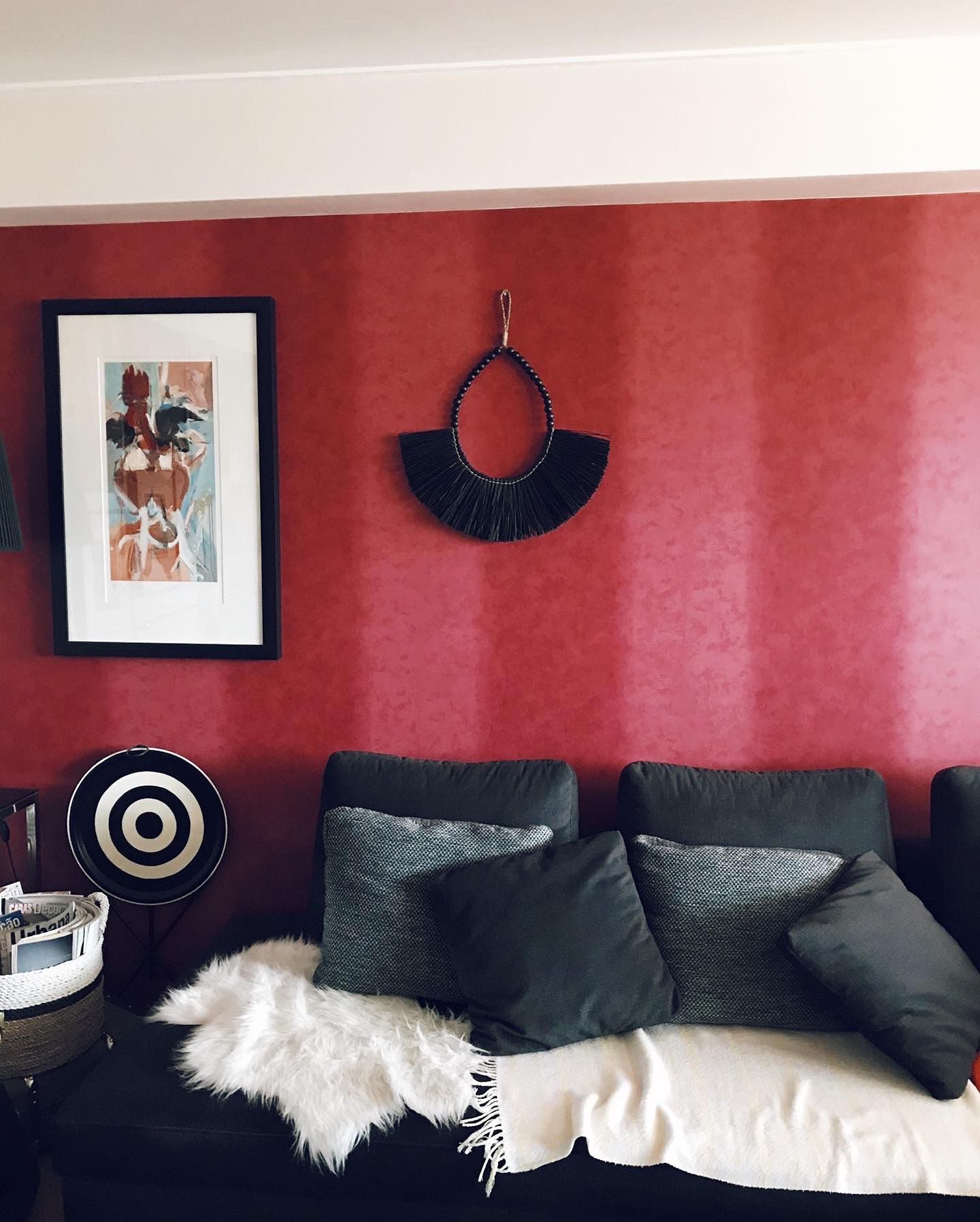 Wanddekoration Baucau Allang – Schwarz, Handgefertigt 2