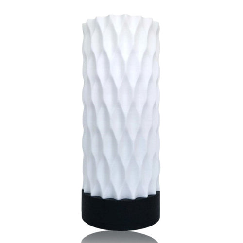 Luma Bloom Tischlampe schwarz, moderne LED-Tischleuchte mit warmem Licht